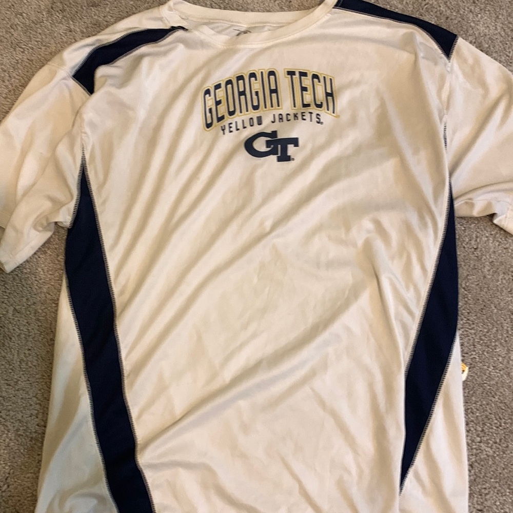 Georgia Tech yellow jackets dri fit workout tee